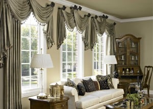 Create a Wow! factor with your window coverings.