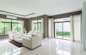 Motorized window coverings, when timed with the time of day, they can protect furniture, photos, and art from sun damage.