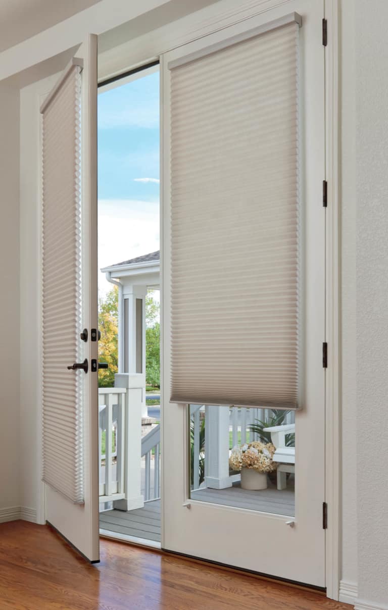 Hunter Douglas Duette Architella Elan Honeycomb Shades French Doors