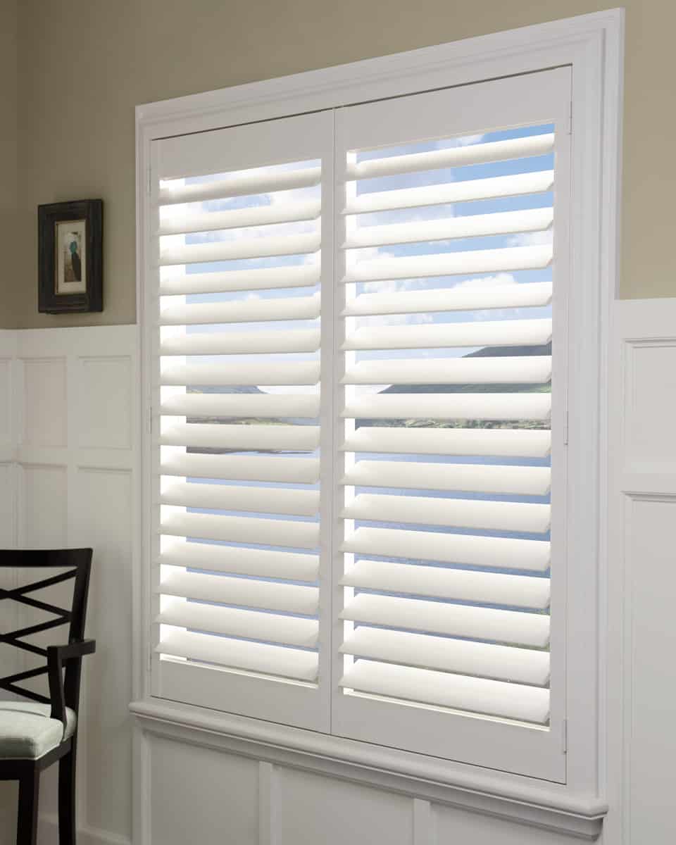 Palm Beach Polysatin Shutters - Ruffell & Brown Window Fashions