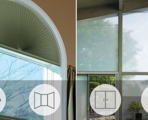specialty shaped window coverings