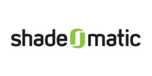 The logo for shadematic.