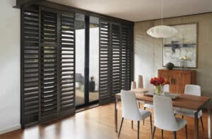 Dining room with NewStyle Hybrid Shutters